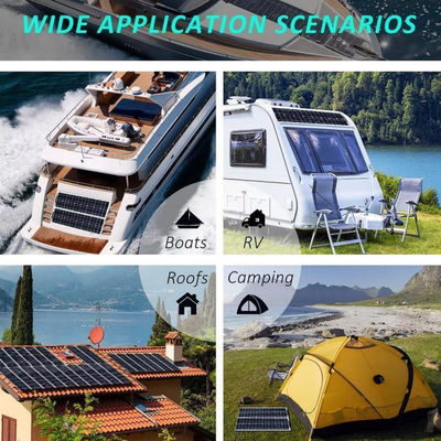 Kit di pannelli solari monocristallini USB da 300W per camper 50A 12-24V