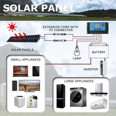 Kit di pannelli solari monocristallini USB da 300W per camper 50A 12-24V