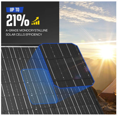 160W copertura solare pieghevole pannelli solari BIPV monocristallini leggeri