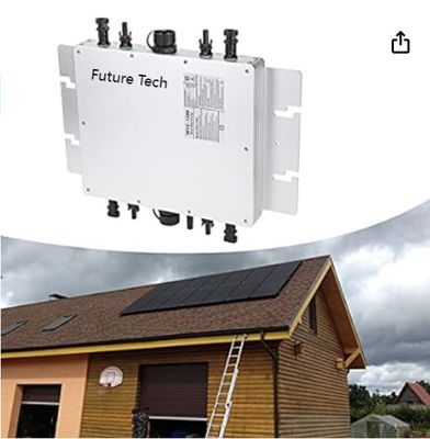 FTB1200 PV Solar Micro Inverter Sistema di generazione di energia con bianco