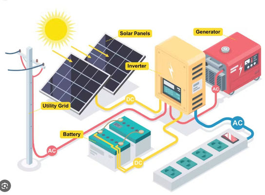 FTB1200 PV Solar Micro Inverter Sistema di generazione di energia con bianco