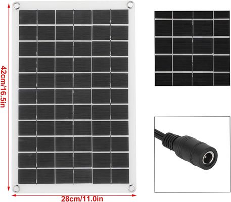 Pannello solare portatile leggero Cella monocristallina 100W 12/24V Usb Output