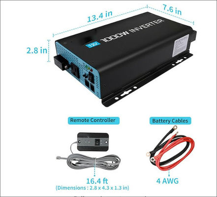 FTB1000 Off Grid Solar Inverter MPPT per sistema solare off-grid con nero