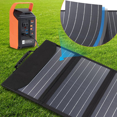 Kit di caricabatterie solare portatile pieghevole da 30W per campeggio all'aperto