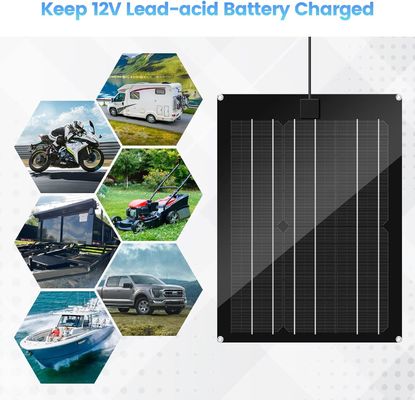 Trickle Car Solar Battery Maintainer Charger per RV 15W 12V