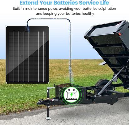 Trickle Car Solar Battery Maintainer Charger per RV 15W 12V