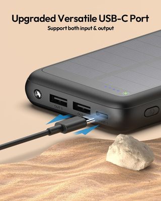 Caricabatterie solare portatile USB C 27000mAh per tablet per cellulari ODM