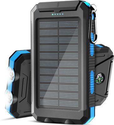38800mAh Energia solare Usb Power Bank Impermeabile Per il campeggio all'aperto