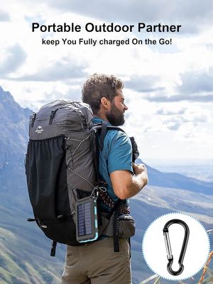 38800mAh Energia solare Usb Power Bank Impermeabile Per il campeggio all'aperto