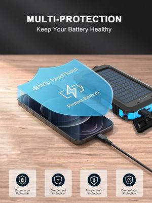 38800mAh Energia solare Usb Power Bank Impermeabile Per il campeggio all'aperto