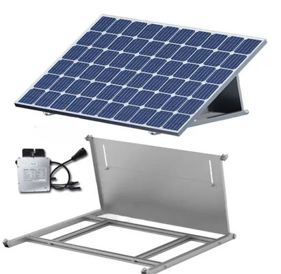 Sistema di montaggio del pannello solare regolabile per balcone Kit di supporti solari per uso domestico