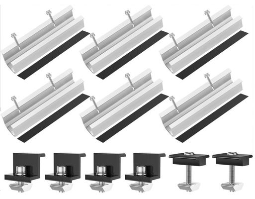 Accesori per pannelli solari di alluminio leggero impermeabile