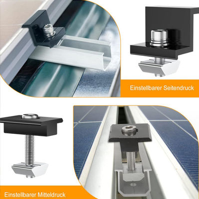 Accesori per pannelli solari di alluminio leggero impermeabile