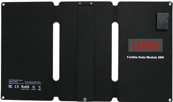 Caricabatterie solare pieghevole da 30W personalizzata con uscita DC