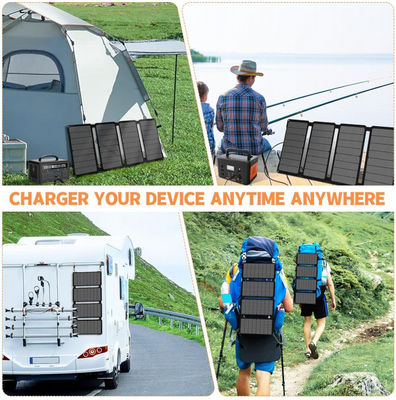 40W copertura solare pieghevole ad alta efficienza IP68 impermeabile per campeggio
